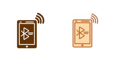 diseño de icono de bluetooth vector