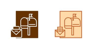 Mailbox Icon Design vector