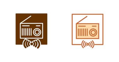 Radio Icon Design vector