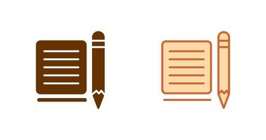 Note Icon Design vector