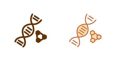 DNA Icon Design vector