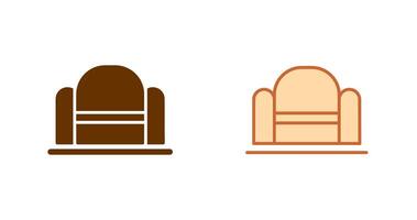 Bedroom Chair Icon Design vector