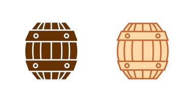 diseño de icono de barril vector