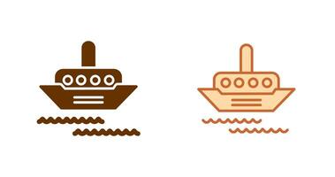 Steamship Icon Design vector