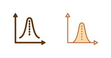 Histogram Icon Design vector