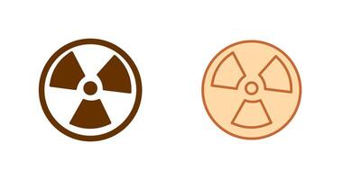 Nuclear Icon Design vector