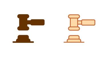 Gavel Icon Design vector