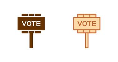 Vote Icon Design vector