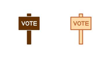 diseño de icono de voto vector