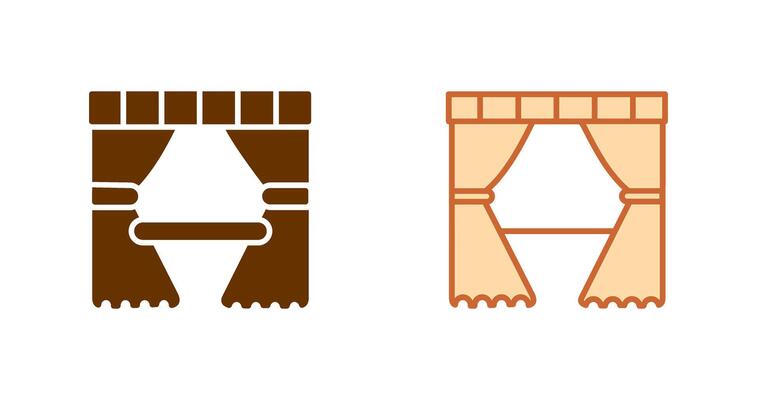 Curtain Icon Design
