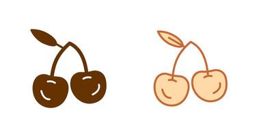 Cherries Icon Design vector