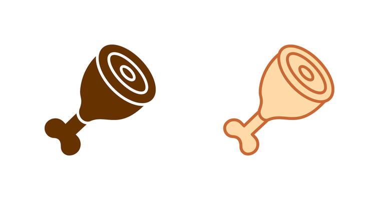 Meat Icon Design
