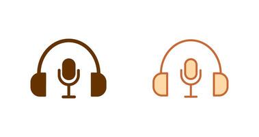 Podcast Icon Design vector