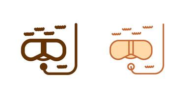 Snorkeling Icon Design vector