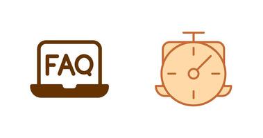 FAQ Icon Design vector