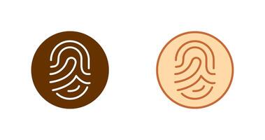 Fingerprint Icon Design vector