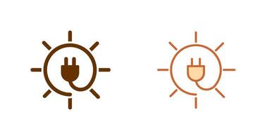 Electricity Icon Design vector