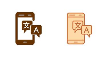 Translator Icon Design vector