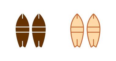 Surfboard Icon Design vector