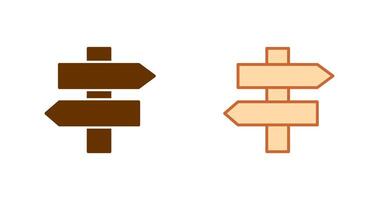 Signpost Icon Design vector