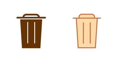 diseño de icono de basura vector