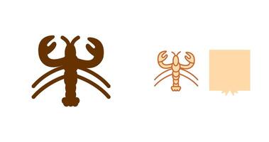 Lobster Icon Design vector