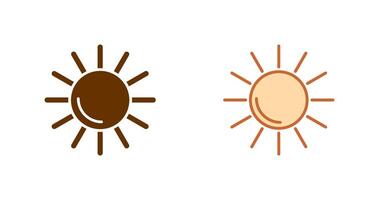 diseño de icono de sol vector