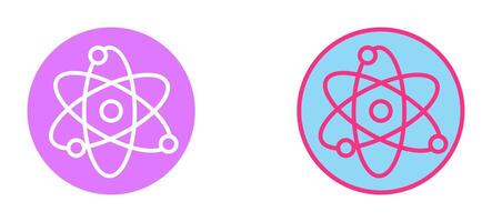 Atom Icon Design vector