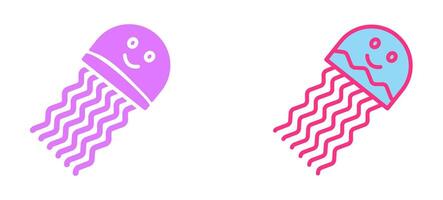 Jellyfish Icon Design vector