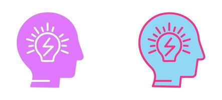 Brainstorming Icon Design vector