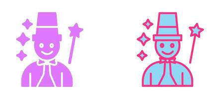 Magician Icon Design vector