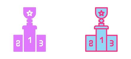 Podium Icon Design vector