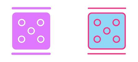 Dice Icon Design vector