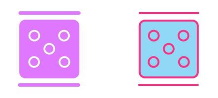 Dice Icon Design vector