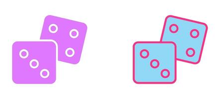 Dice Icon Design vector