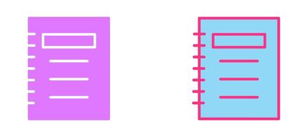 Notepad Icon Design vector