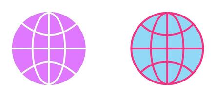 Globe Icon Design vector