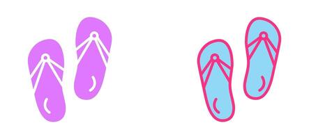 Slippers Icon Design vector