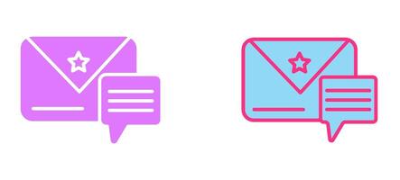 Message Icon Design vector