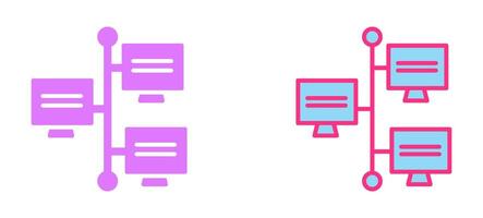 Network Icon Design vector