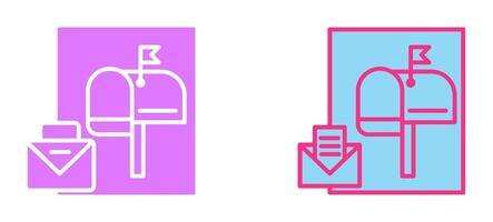 Mailbox Icon Design vector