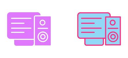 Speaker Icon Design vector