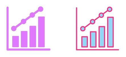 Chart Icon Design vector