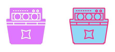 Dishwasher Icon Design vector