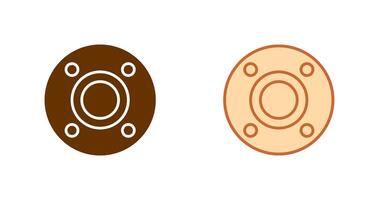 Flange Icon Design vector