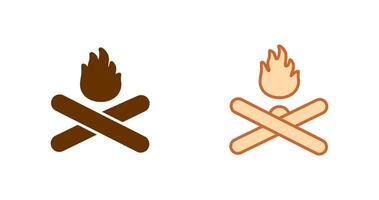 Bonfire Icon Design vector