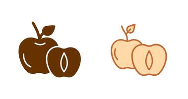 Apricot Icon Design vector