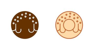 Doughnut Icon Design vector