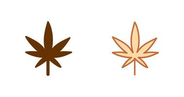 Weed Icon Design vector