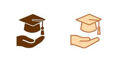 Graduation Hat Icon Design vector